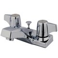 Furnorama Two Handle 4 in. Centerset Lavatory Faucet with Brass Pop-up FU910662